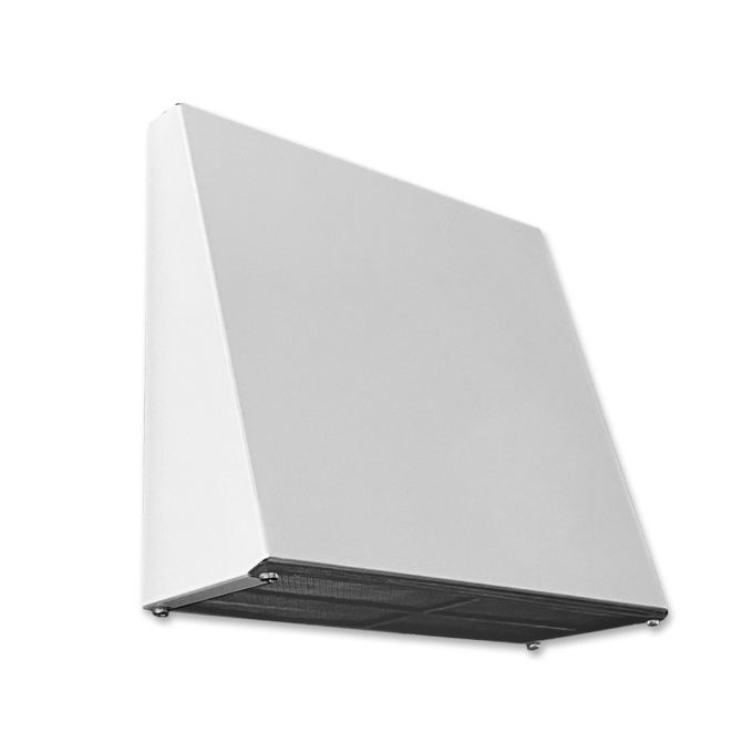 Fasádne vyústenie TRM-PRO hliníkové - biey