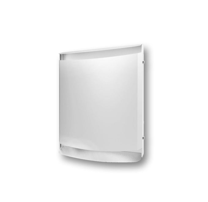 Kryt pre getAir rekuperácie vonkajší kovový - biely