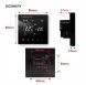 Kurenie - Termostat pTOUCH BLACK DRY CONTACT WIFI-SMART LIFE - rozmery